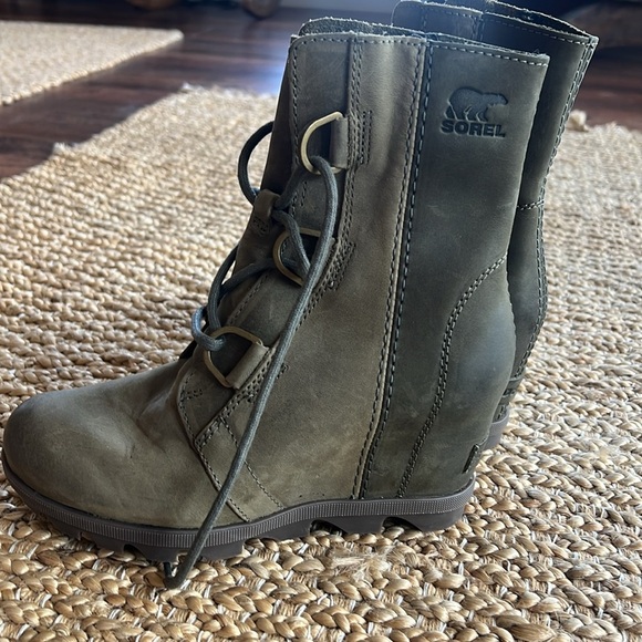 Sorel New no Box Sz 6 Women’s Joan of Arctic™ WEDGE II Olive - Picture 10 of 10